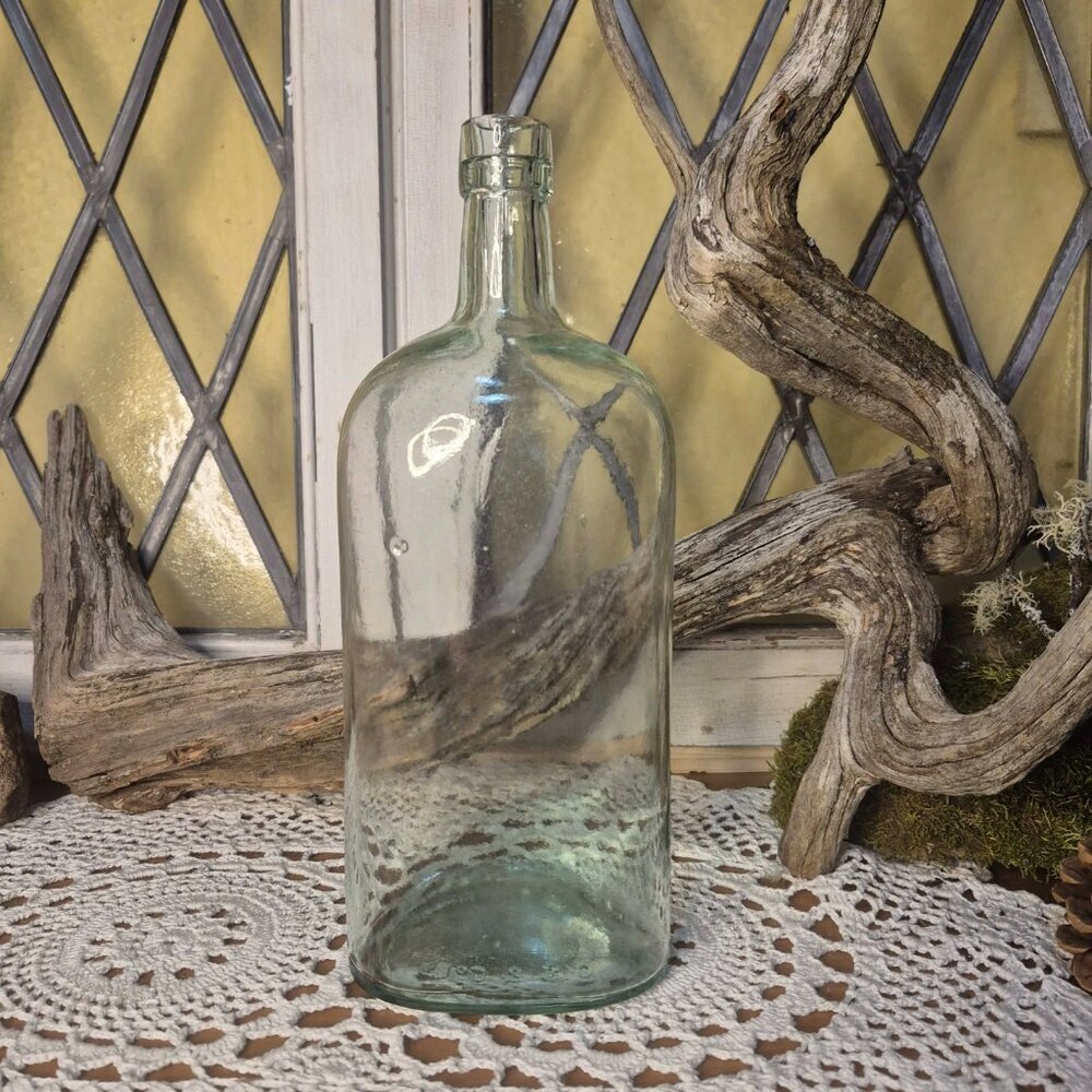 C.S & Co 1892-1913 Antique Clear Glass Bottle - Picture 4 of 13